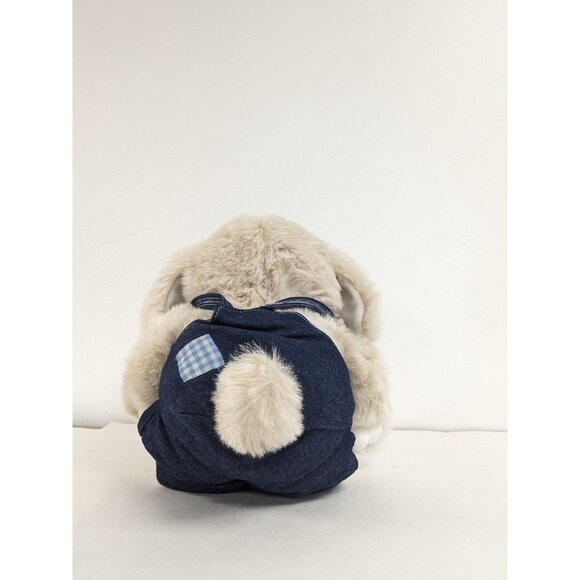 Vintage Little Pup Lost 24 K Polar Puff 1993 Dog W/ Overalls Stuffed Animal 14" - Picture 2 of 4